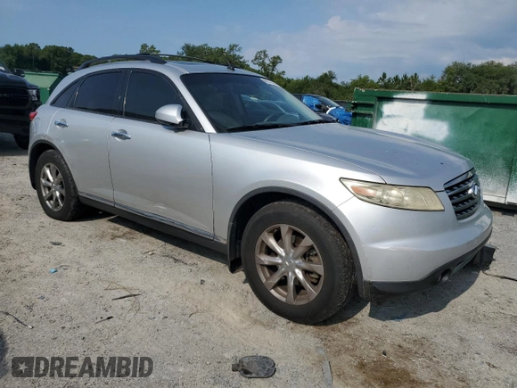 2007 Infiniti FX with VIN JNRAS08W67X205122, listed as a Copart auction lot 62276805 with 264,848 mi miles and Non repairable. Bid and sale history available at DreamBid. Image 4.