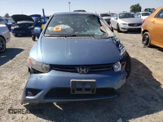 2007 Honda Civic Cpe LX with VIN 2HGFG12607H526701, listed as a Copart auction lot 51089594 with 0 mi miles and Non Repairable. Bid and sale history available at carsss.com. Image 5.