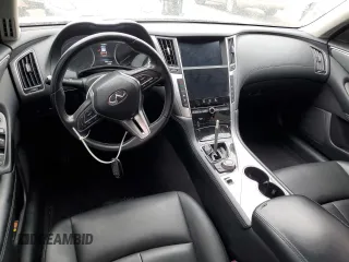2020 Infiniti Q50 Luxe z VIN JN1EV7AP7LM206136, wystawiony jako Copart lot #59612355 z przebiegiem 70 001 mil mil oraz Szkoda całkowita • Salvage title. Historia ofert i sprzedaży dostępna na DreamBid. Obrazek 8.