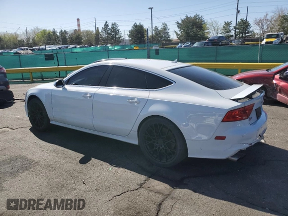 2014 Audi S7 Prestige z VIN WAUW2AFC4EN051777, wystawiony jako Copart lot #53831895 z przebiegiem 81 841 mil mil oraz Szkoda całkowita • Salvage title. Historia ofert i sprzedaży dostępna na DreamBid. Obrazek 2.