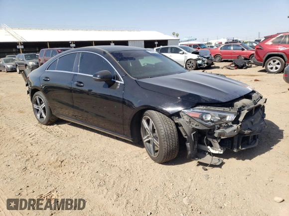 2020 Mercedes-Benz CLA 250 with VIN WDD5J4HB1LN039418, listed as a Copart auction lot 72657623 with 36,629 mi miles and . Bid and sale history available at DreamBid. Image 4.