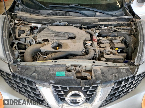 2015 Nissan Juke SV with VIN JN8AF5MV5FT552577, listed as a Copart auction lot 58601095 with 121,896 mi miles and Salvage title. Bid and sale history available at DreamBid. Image 12.