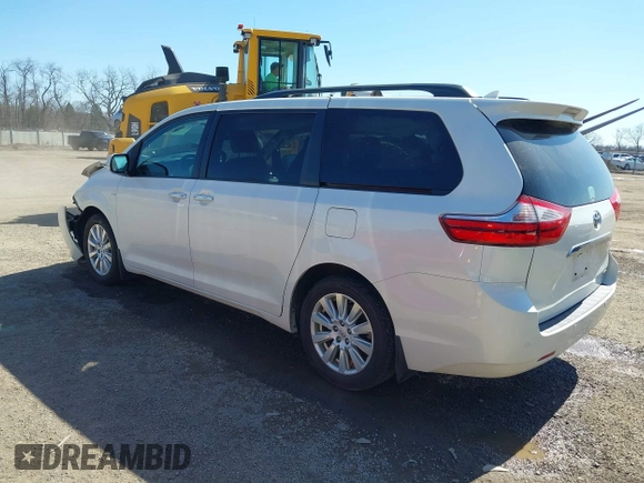 2017 Toyota Sienna XLE with VIN 5TDDZ3DC8HS176753, listed as a IAAI auction lot 41790405 with 81,450 mi miles and . Bid and sale history available at DreamBid. Image 3.