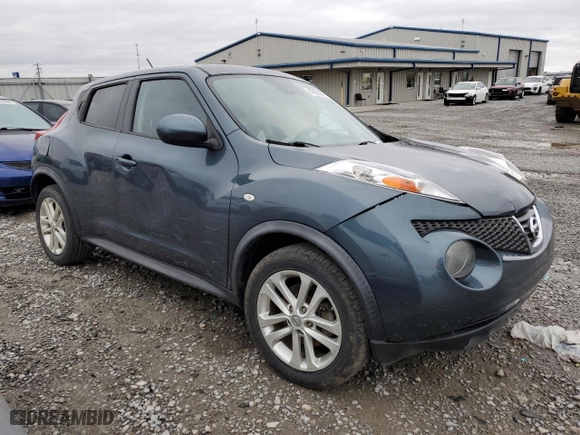 2013 Nissan Juke SV with VIN JN8AF5MR7DT205672, listed as a Copart auction lot 47629745 with 102,909 mi miles and Salvage Title. Bid and sale history available at carsss.com. Image 4.