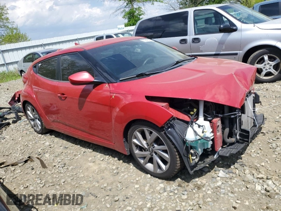 2016 Hyundai Veloster z VIN KMHTC6ADXGU256525, wystawiony jako Copart lot #55642405 z przebiegiem 163 377 mil mil oraz Szkody całkowita. Historia ofert i sprzedaży dostępna na DreamBid. Obrazek 4.