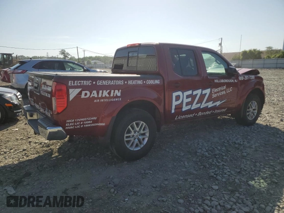 2019 Nissan Frontier SV with VIN 1N6AD0EV8KN735986, listed as a Copart auction lot 61603585 with Not provided miles and Salvage title. Bid and sale history available at DreamBid. Image 3.