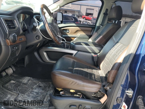 2016 Nissan Titan SV with VIN 1N6BA1F25GN508642, listed as a Copart auction lot 50738195 with 109,527 mi miles and Salvage title. Bid and sale history available at DreamBid. Image 7.