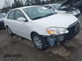 2004 Toyota Corolla CE with VIN JTDBR38E842043091, listed as a IAAI auction lot 41687639 with 205,658 mi miles and . Bid and sale history available at DreamBid. Image 1.