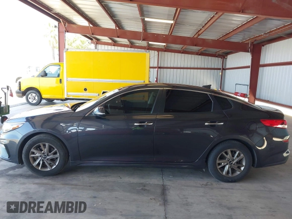 2019 Kia Optima LX with VIN 5XXGT4L31KG324949, listed as a IAAI auction lot 42468112 with 153,404 mi miles and . Bid and sale history available at DreamBid. Image 14.