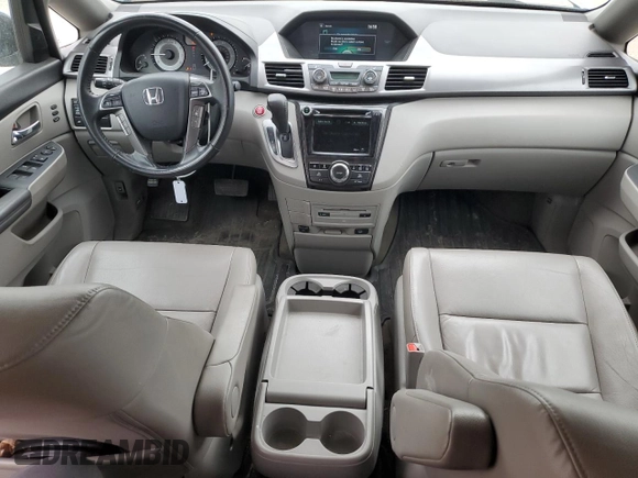 2014 Honda Odyssey Touring with VIN 5FNRL5H90EB007182, listed as a Copart auction lot 51152775 with 152,483 mi miles and Salvage title. Bid and sale history available at DreamBid. Image 8.