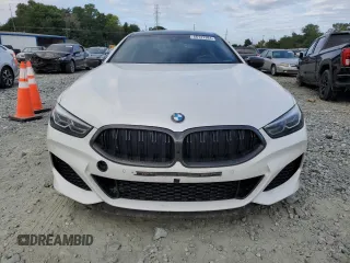 2020 BMW 8 Series M850i with VIN WBAGV8C02LCE26317, listed as a Copart auction lot 66147384 with 60,037 mi miles and Salvage Title. Bid and sale history available at carsss.com. Image 5.