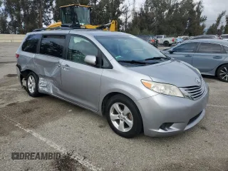 2015 Toyota Sienna LE AAS with VIN 5TDKK3DC5FS584877, listed as a Copart auction lot 50744255 with 164,556 mi miles and Salvage Title. Bid and sale history available at carsss.com. Image 4.