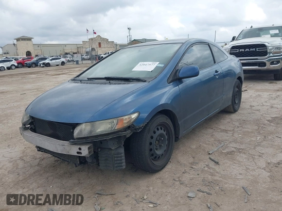 2010 Honda Civic Cpe LX with VIN 2HGFG1B67AH525228, listed as a IAAI auction lot 42047577 with 280,535 mi miles. Bid and sale history available at carsss.com. Image 6.