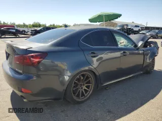 2008 Lexus IS 250 with VIN JTHBK262282078897, listed as a Copart auction lot 61847265 with 261,245 mi miles and Salvage title. Bid and sale history available at DreamBid. Image 3.