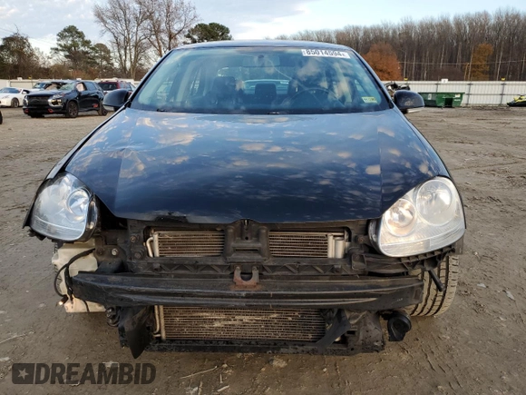 2009 Volkswagen Jetta Wolfsburg Edition with VIN 3VWRJ71KX9M048741, listed as a Copart auction lot 85014594 with 190,739 mi miles and Salvage title. Bid and sale history available at DreamBid. Image 5.