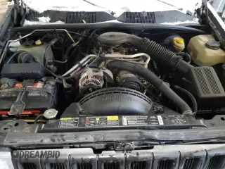 1995 Jeep Grand Cherokee Laredo with VIN 1J4GZ58Y5SC565187, listed as a Copart auction lot 45179985 with 122,863 mi miles and Salvage Title. Bid and sale history available at carsss.com. Image 12.