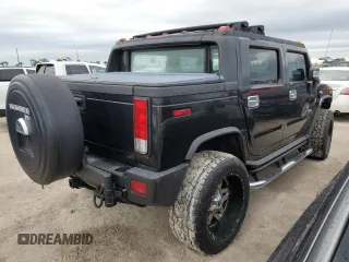 2008 Hummer H2 SUT with VIN 5GRGN22858H105935, listed as a Copart auction lot 75078544 with 0 mi miles and Salvage Title. Bid and sale history available at carsss.com. Image 3.
