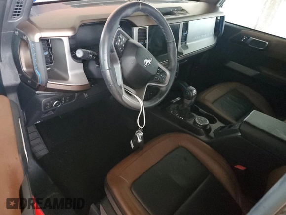 2022 Ford Bronco with VIN 1FMEE5BP7NLB47206, listed as a Copart auction lot 45020775 with Not Provided miles and Salvage Title. Bid and sale history available at carsss.com. Image 8.