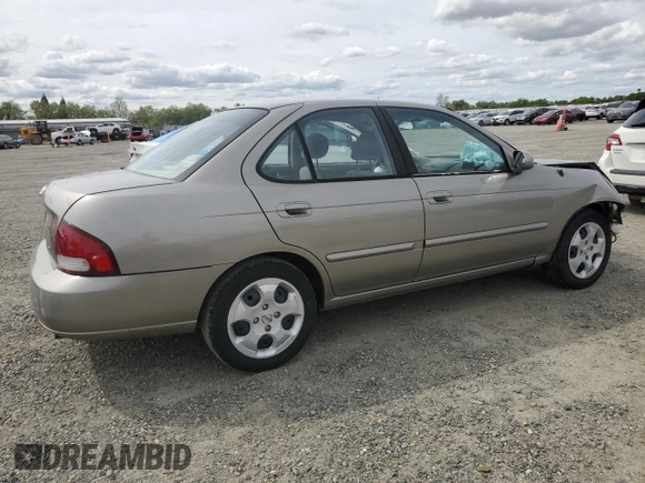 2003 Nissan Sentra XE with VIN 3N1CB51D33L782228, listed as a Copart auction lot 52156095 with 229,278 mi miles and Salvage Title. Bid and sale history available at DreamBid. Image 3.