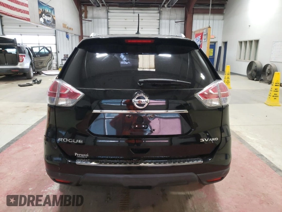 2015 Nissan Rogue SL with VIN 5N1AT2MV3FC896567, listed as a Copart auction lot 50339495 with Not provided miles and Salvage title. Bid and sale history available at DreamBid. Image 6.