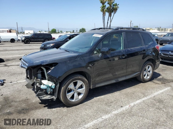 2014 Subaru Forester Premium with VIN JF2SJAEC0EH526895, listed as a Copart auction lot 58445005 with 131,186 mi miles and Salvage title. Bid and sale history available at DreamBid. Image 1.