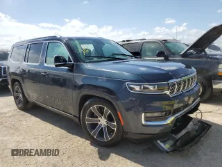2023 Jeep Grand Wagoneer z VIN 1C4SJVEJ3PS561487, wystawiony jako Copart lot #74422444 z przebiegiem Nie podano mil oraz Nie do naprawy • Non repairable. Historia ofert i sprzedaży dostępna na DreamBid. Obrazek 4.