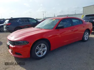 2023 Dodge Charger SXT with VIN 2C3CDXBG4PH550722, listed as a IAAI auction lot 39734322 with 5,503 mi miles. Bid and sale history available at carsss.com. Image 2.