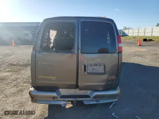 2007 GMC Savana Cargo Van YF7 Upfitter with VIN 1GDFH15T371201662, listed as a Copart auction lot 77485104 with 0 mi miles and Non Repairable. Bid and sale history available at carsss.com. Image 6.