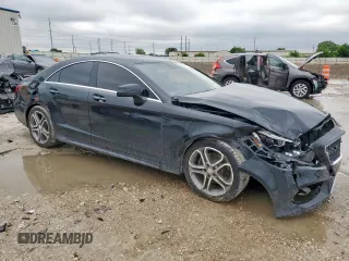 2016 Mercedes-Benz CLS 400 with VIN WDDLJ6FB7GA169514, listed as a Copart auction lot 55976445 with 64,213 mi miles and Salvage title. Bid and sale history available at DreamBid. Image 4.