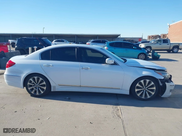 2014 Hyundai Genesis 5.0L R-Spec with VIN KMHGC4DH4EU264721, listed as a IAAI auction lot 41739482 with 120,452 mi miles. Bid and sale history available at carsss.com. Image 13.