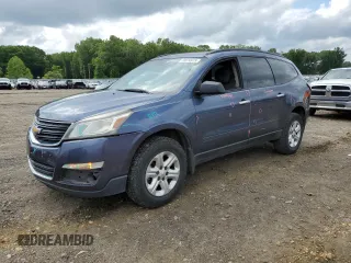 2014 Chevrolet Traverse LS z VIN 1GNKRFKD5EJ277107, wystawiony jako Copart lot #55874975 z przebiegiem 188 938 mil mil oraz Szkoda całkowita • Salvage title. Historia ofert i sprzedaży dostępna na DreamBid. Obrazek 1.
