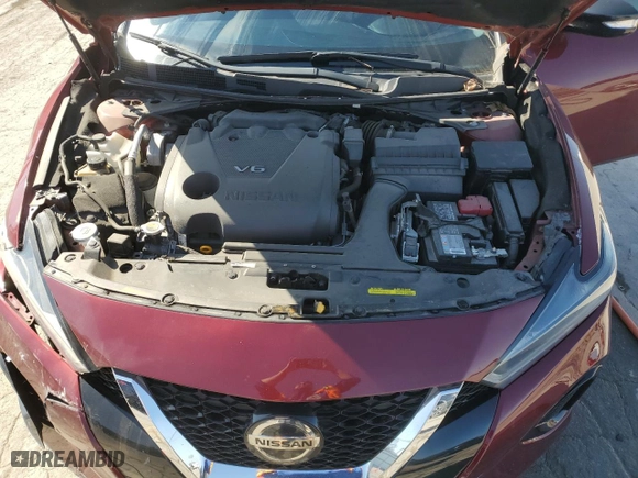 2020 Nissan Maxima SL with VIN 1N4AA6DV8LC361169, listed as a Copart auction lot 48755855 with 43,456 mi miles and Salvage Title. Bid and sale history available at carsss.com. Image 11.