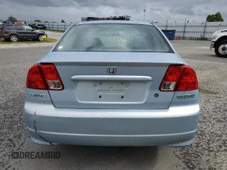 2004 Honda Civic with VIN JHMES96684S017346, listed as a Copart auction lot 51012545 with 171,968 mi miles and Salvage Title. Bid and sale history available at DreamBid. Image 6.