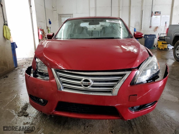 2013 Nissan Sentra SR with VIN 3N1AB7AP2DL708815, listed as a Copart auction lot 48913495 with 68,550 mi miles and Salvage Title. Bid and sale history available at carsss.com. Image 5.