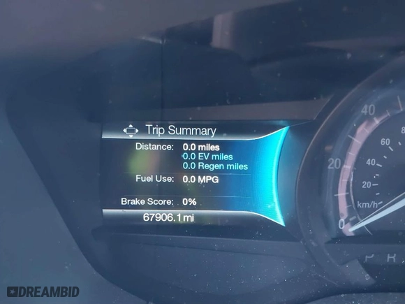 2019 Ford Fusion Hybrid SE with VIN 3FA6P0LU2KR188503, listed as a IAAI auction lot 41846755 with 67,906 mi miles. Bid and sale history available at carsss.com. Image 7.