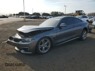 2020 BMW 4 Series 430i xDrive with VIN WBA4W5C07LFJ74820, listed as a Copart auction lot 53742885 with 54,962 mi miles and Salvage title. Bid and sale history available at DreamBid. Image 1.
