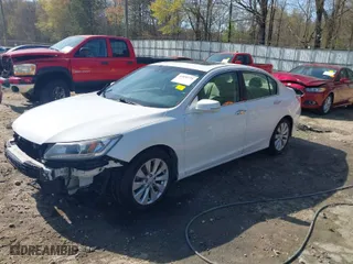 2013 Honda Accord Sdn EX-L with VIN 1HGCR2F81DA091261, listed as a IAAI auction lot 41890771 with 177,669 mi miles. Bid and sale history available at carsss.com. Image 2.