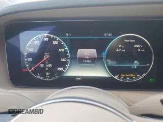 2020 Mercedes-Benz S-Class Maybach S 560 with VIN W1KUX8GB2LA555345, listed as a Copart auction lot 74053994 with 19,346 mi miles and Non Repairable. Bid and sale history available at carsss.com. Image 9.