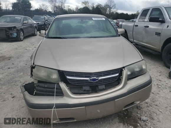 2001 Chevrolet Impala with VIN 2G1WF55E519281867, listed as a Copart auction lot 51529345 with Not provided miles and Salvage title. Bid and sale history available at DreamBid. Image 5.