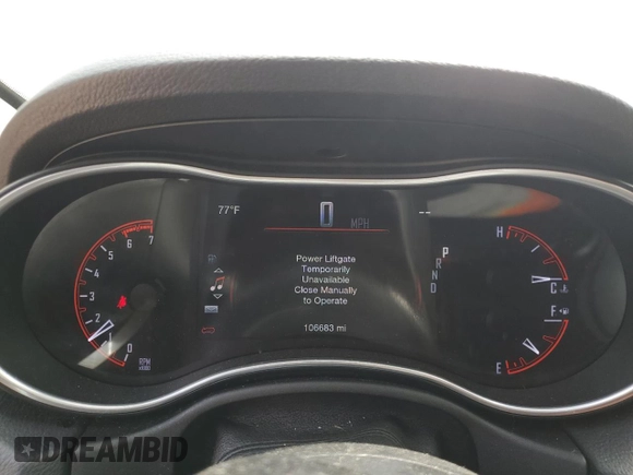 2018 Dodge Durango Citadel Anodized Platinum with VIN 1C4SDJET7JC328067, listed as a Copart auction lot 60412275 with 106,683 mi miles and Clean title. Bid and sale history available at DreamBid. Image 9.