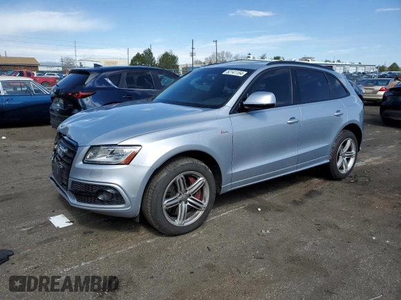 2016 Audi SQ5 Premium Plus with VIN WA1CCAFP1GA029598, listed as a Copart auction lot 52141154 with 76,256 mi miles. Bid and sale history available at carsss.com. Image 1.