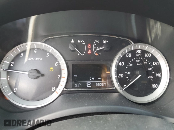 2014 Nissan Sentra SR with VIN 3N1AB7AP0EY311768, listed as a Copart auction lot 46536115 with 83,057 mi miles and Salvage Title. Bid and sale history available at DreamBid. Image 9.