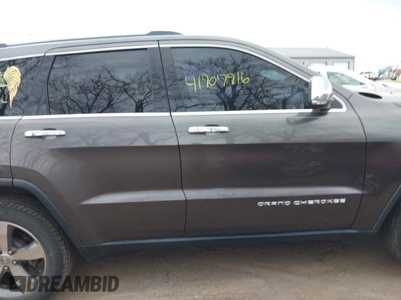 2014 Jeep Grand Cherokee Limited with VIN 1C4RJFBG3EC534827, listed as a IAAI auction lot 41907916 with 138,811 mi miles and . Bid and sale history available at DreamBid. Image 13.