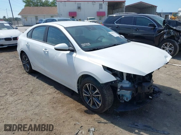 2023 Kia Forte LXS with VIN 3KPF24ADXPE616240, listed as a IAAI auction lot 41883622 with 41,763 mi miles. Bid and sale history available at carsss.com. Image 1.