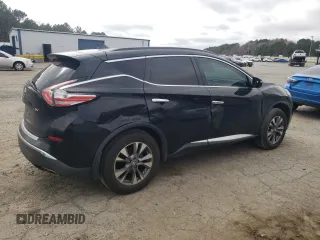 2018 Nissan Murano S with VIN 5N1AZ2MG6JN146898, listed as a Copart auction lot 47839935 with 133,544 mi miles and Salvage Title. Bid and sale history available at DreamBid. Image 3.