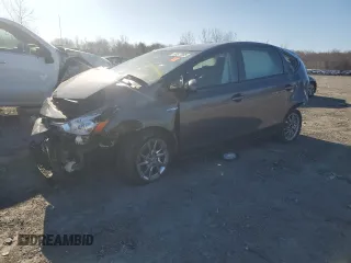 2017 Toyota Prius v Two with VIN JTDZN3EU9HJ073346, listed as a Copart auction lot 50517065 with 95,020 mi miles and Salvage Title. Bid and sale history available at carsss.com. Image 1.