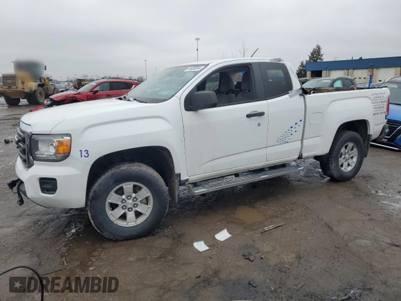 2015 GMC Canyon z VIN 1GTH6AEA1F1136844, wystawiony jako Copart lot #84408554 z przebiegiem 94 333 mil mil oraz Czysty tytuł • Clean title. Historia ofert i sprzedaży dostępna na DreamBid. Obrazek 1.