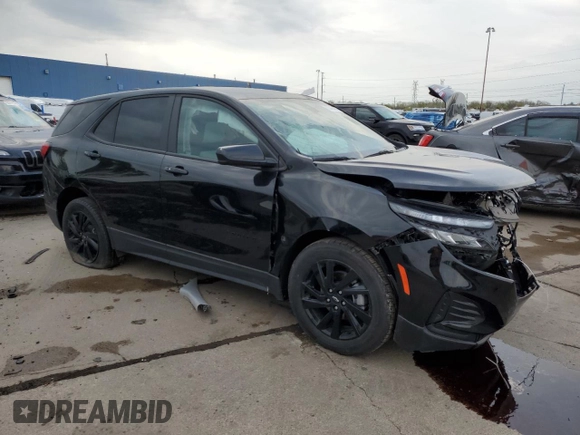 2024 Chevrolet Equinox LS with VIN 3GNAXHEG4RL182359, listed as a Copart auction lot 55045485 with 10,892 mi miles and Clean Title. Bid and sale history available at DreamBid. Image 4.