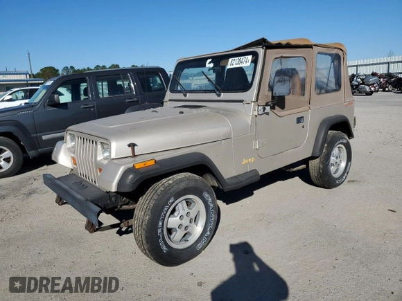 1995 Jeep Wrangler S with VIN 1J4FY19P4SP297464, listed as a Copart auction lot 82138474 with 177,010 mi miles and Clean Title. Bid and sale history available at carsss.com. Image 1.