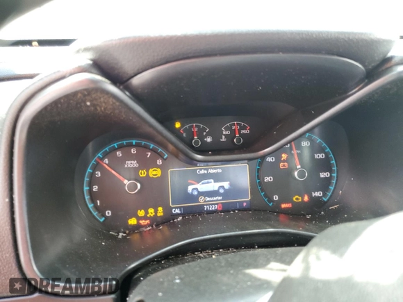 2020 Chevrolet Colorado 4WD LT with VIN 1GCGTCEN1L1113627, listed as a Copart auction lot 54939715 with 71,227 mi miles and Salvage title. Bid and sale history available at DreamBid. Image 9.